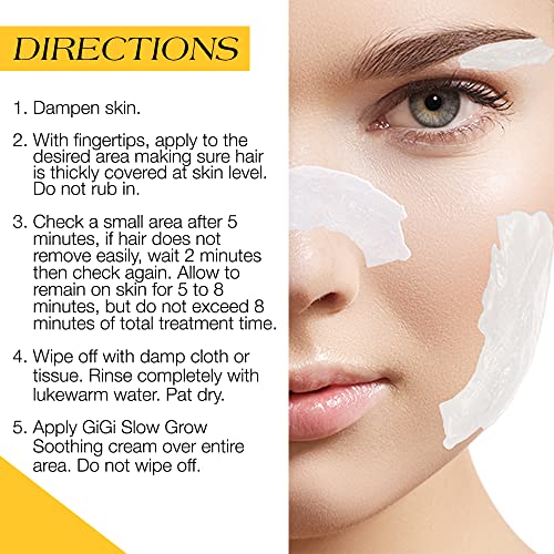 Gigi Facial Hair Removal and Soothing Cream Set
