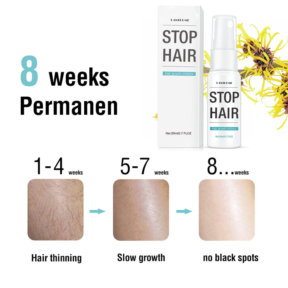 Permanent Hair Removal Spray for Men and Women