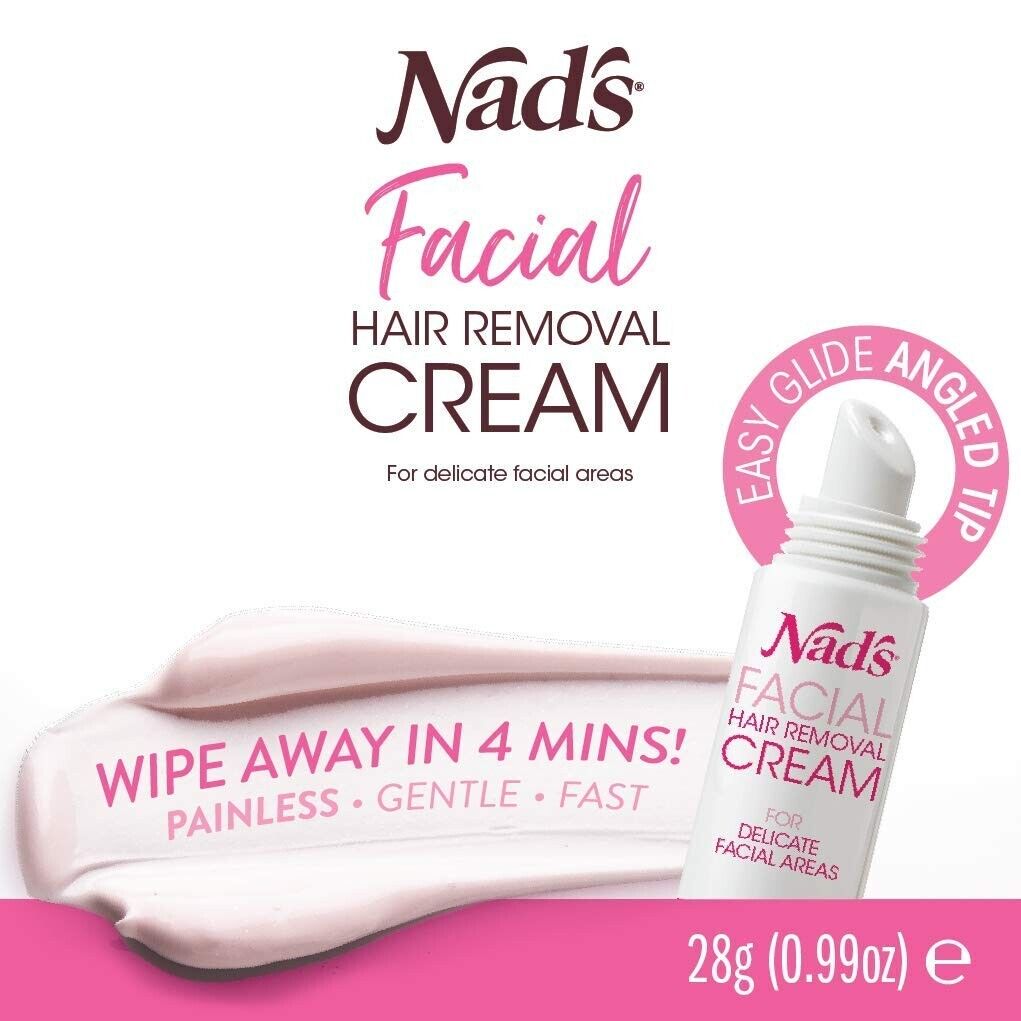 NAD's Facial Hair Removal Cream for Women, 0.99 Oz
