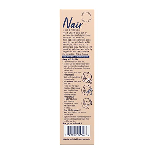 Nair Prep & Smooth Sensitive Facial Hair Remover