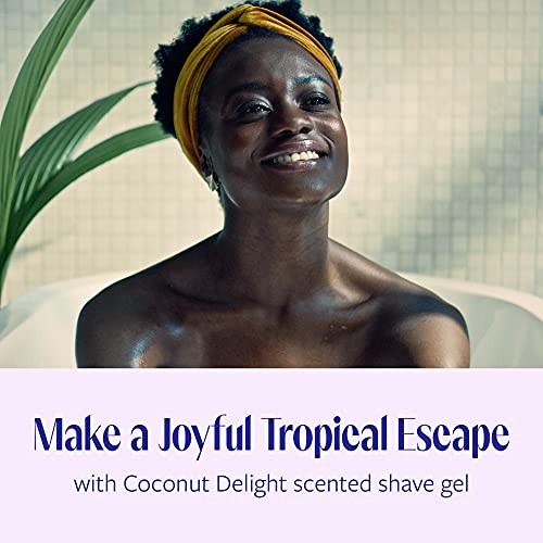 Coconut Moisturizing Shave Gel for Women (3 pack)