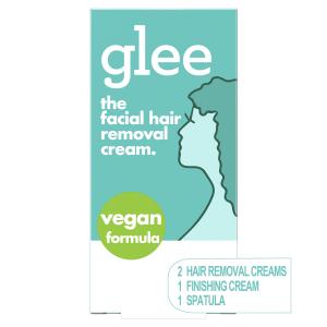 Glee Women's Facial Hair Removal Cream Kit