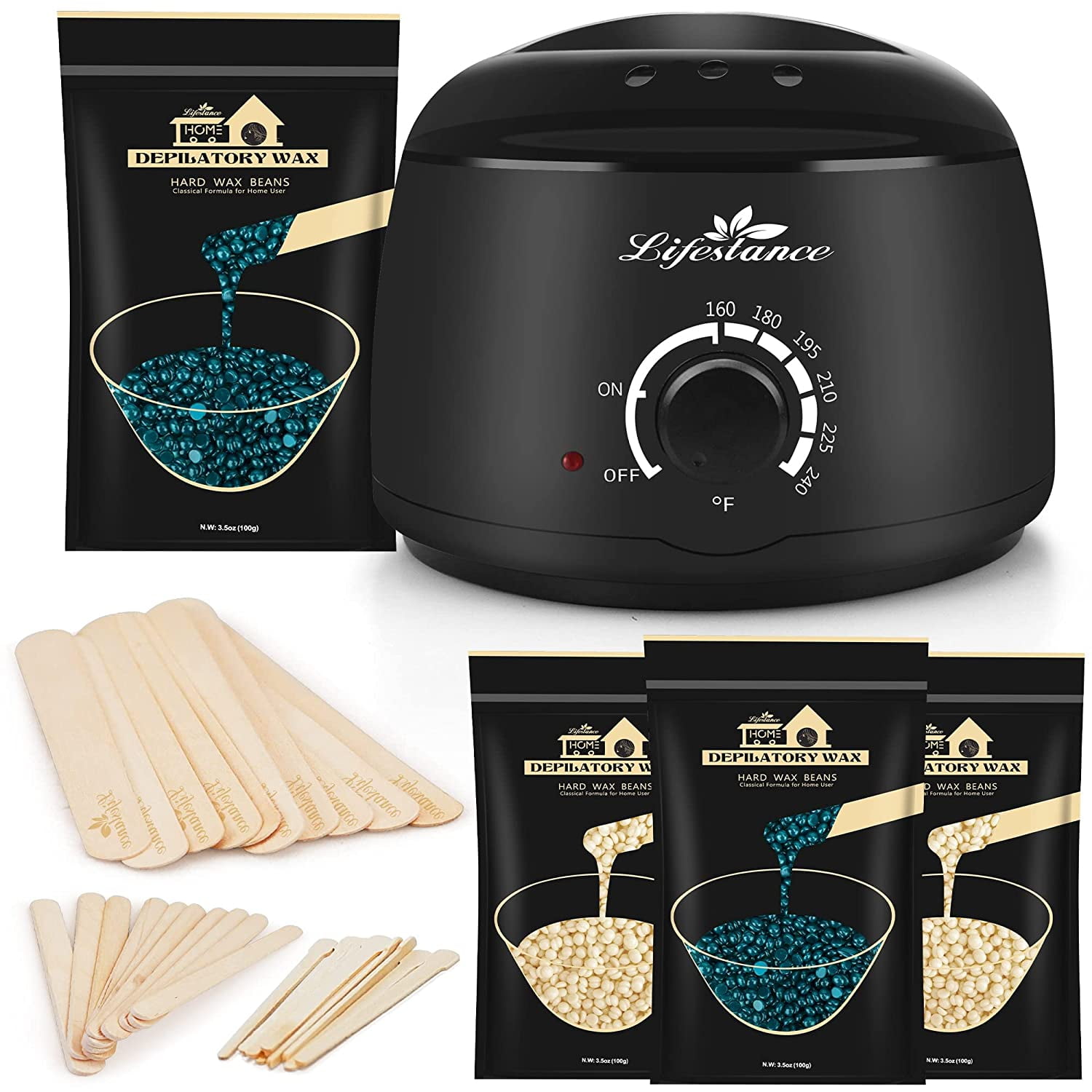 Lifestance Professional Waxing Kit for Hair Removal