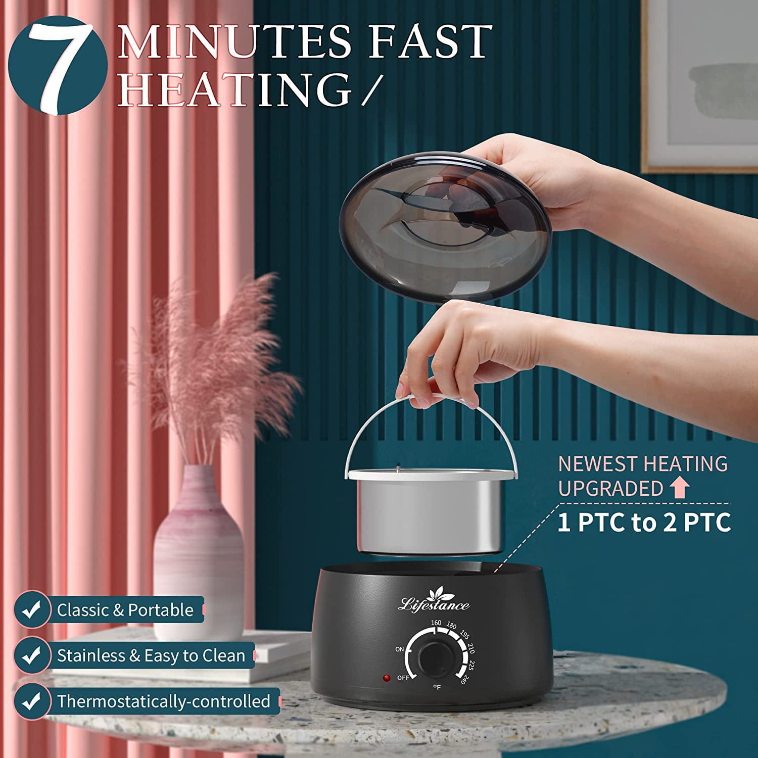 Lifestance Professional Waxing Kit for Hair Removal