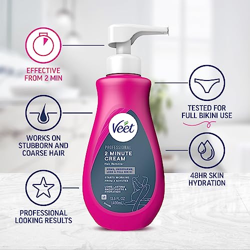 Veet Professional Hair Removal Cream 4-Pack