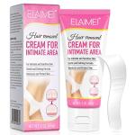 Intimhaarentfernung Set mit Creme und Spatel