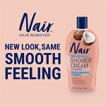 Nair Shower Power Sensitive Coconut Oil Hair Remover