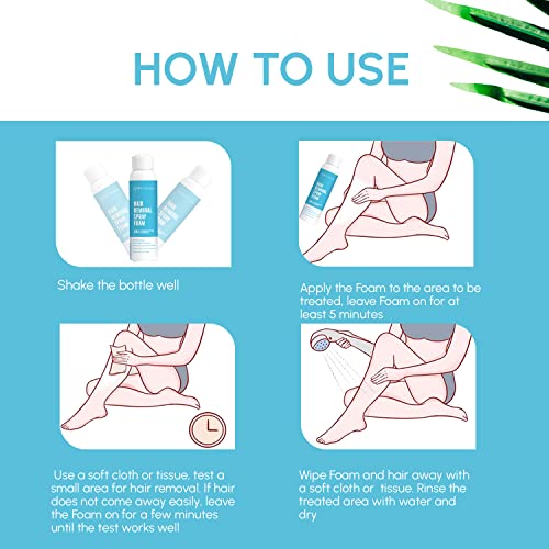 Natural Hair Removal Spray Foam - Latest Formula