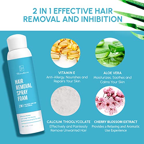 Natural Hair Removal Spray Foam - Latest Formula