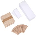 250 Wax Strips with Wooden Applicators Kit