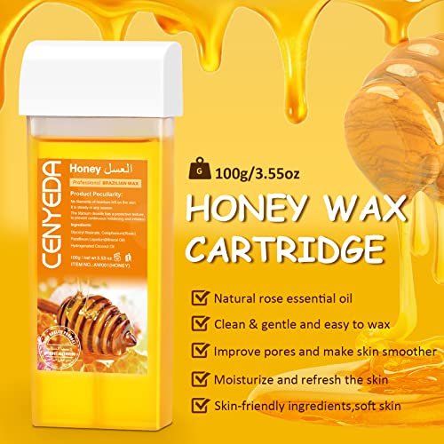 Honey Roll-On Wax Kit for Easy Hair Removal