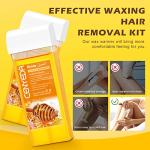 Honey Roll-On Wax Kit for Easy Hair Removal