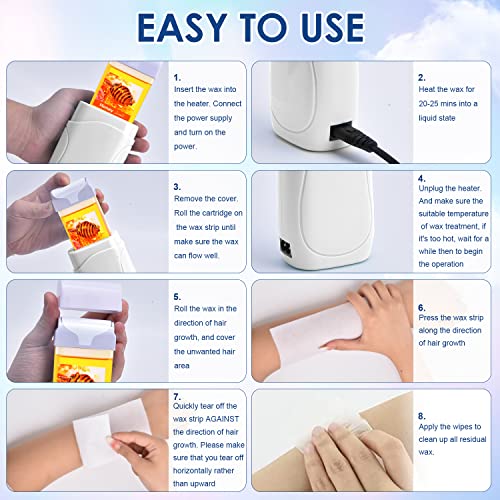 Roll-On Waxing Kit for Sensitive Skin