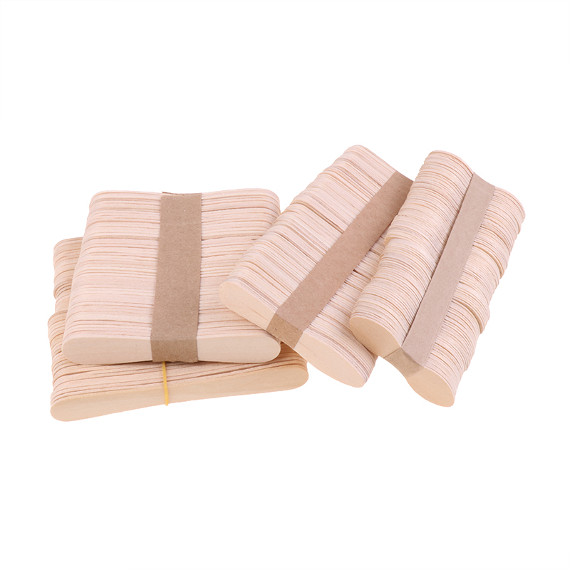 Wooden Waxing Sticks for Hair Removal - 50/100pcs