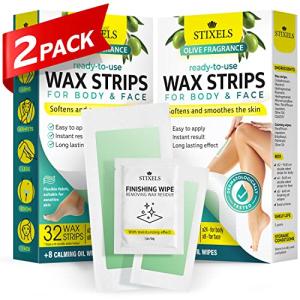 Wax Strips Hair Removal Kit for All Body Areas