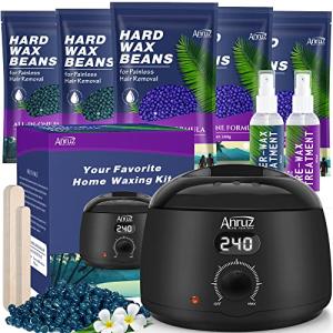 Anruz Wax Kit for Sensitive Skin Hair Removal