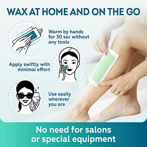 Wax Strips Hair Removal Kit for All Body Areas