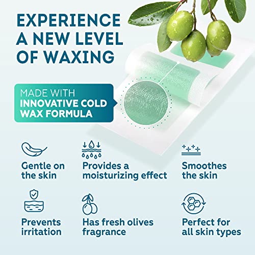 Wax Strips Hair Removal Kit for All Body Areas