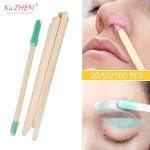 Wooden Hair Removal Sticks for Women - 10-100 PCS
