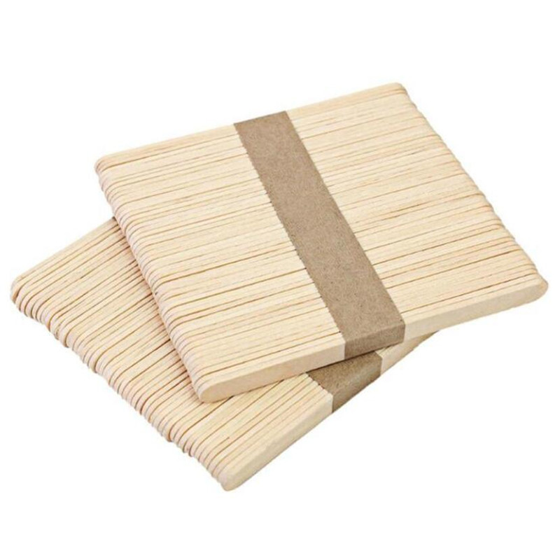 50PCS Disposable Wooden Waxing Sticks for Women