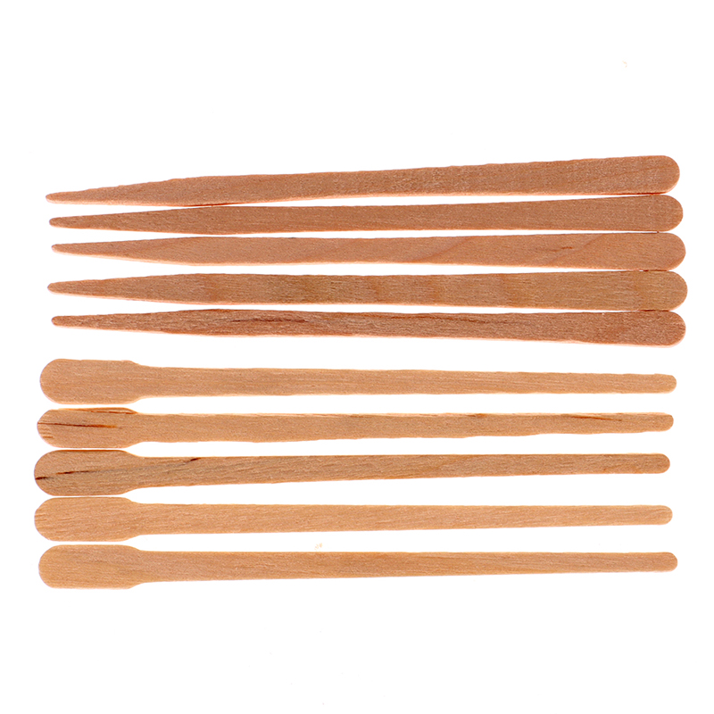 100PCS Disposable Wooden Waxing Sticks for Hair Removal