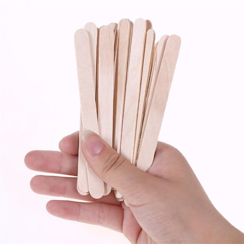 50PCS Disposable Wooden Waxing Sticks for Women