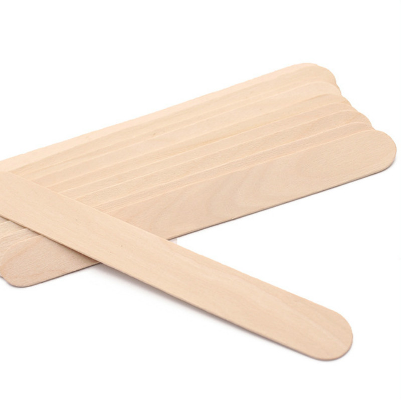 10 Pack Wooden Hair Removal Wax Sticks