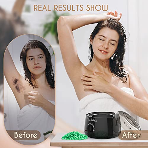 Madors Waxing Kit with Hair Removal Wax Warmer