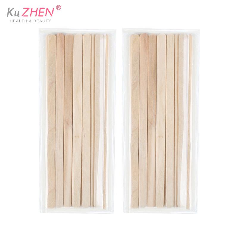 Wooden Hair Removal Sticks for Women - 10-100 PCS