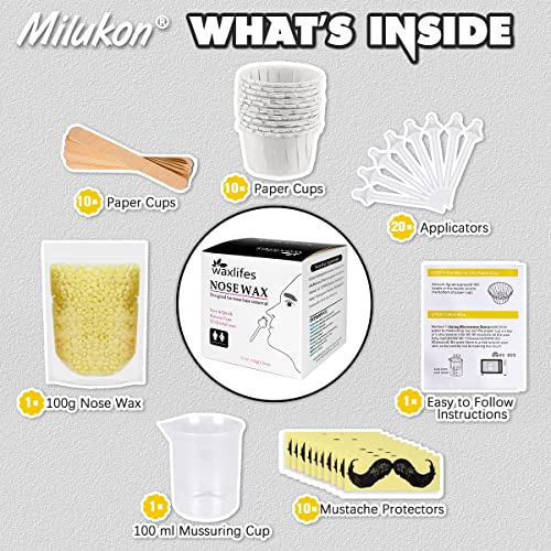 Natural Nose Wax Kit for Lasting Hair Removal