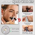 Natural Nose Wax Kit for Lasting Hair Removal