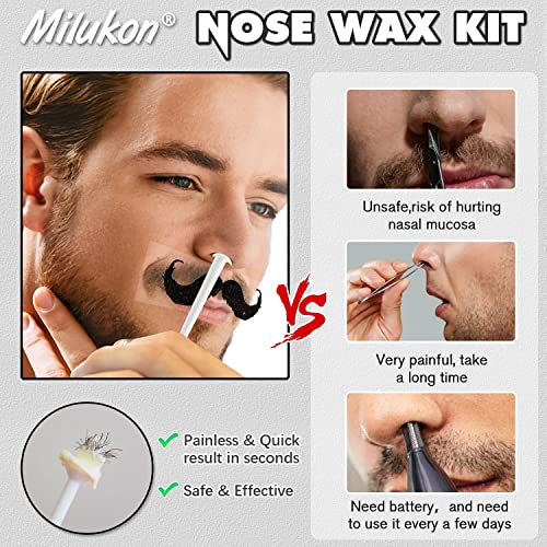 Natural Nose Wax Kit for Lasting Hair Removal