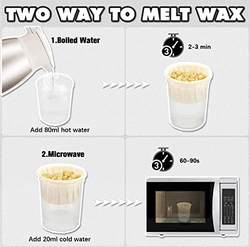 Natural Nose Wax Kit for Lasting Hair Removal