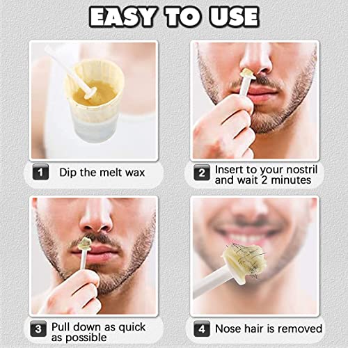 Natural Nose Wax Kit for Lasting Hair Removal
