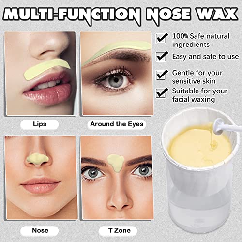 Natural Nose Wax Kit for Lasting Hair Removal
