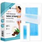 Gleebee 60 Count Wax Strips for Hair Removal