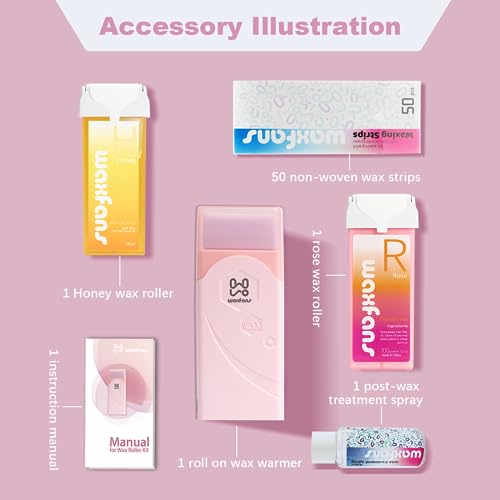 Roll On Wax Warmer Kit for Sensitive Skin