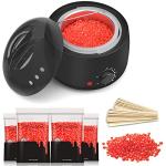 Waxing Kit with Wax Warmer and Hard Wax Beans