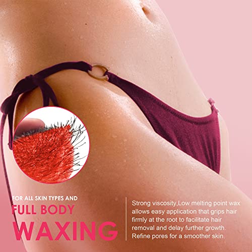 Waxing Kit with Wax Warmer and Hard Wax Beans