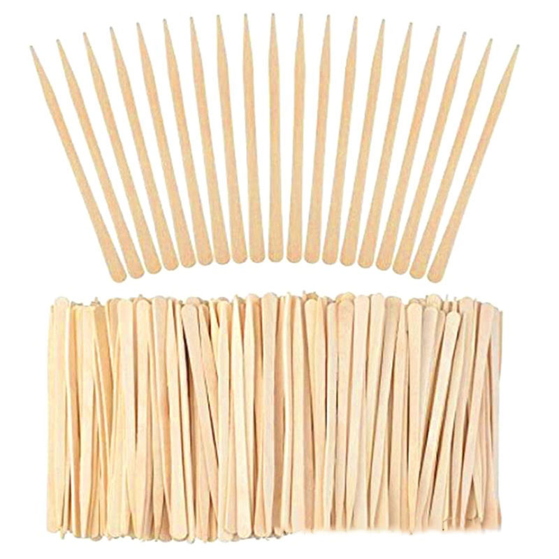 100PCS Wooden Waxing Sticks for Women