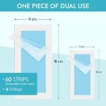 Gleebee 60 Count Wax Strips for Hair Removal