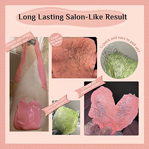 GIRLEARLE Waxing Kit for All Skin Types