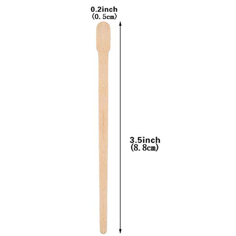 100PCS Wooden Waxing Sticks for Women