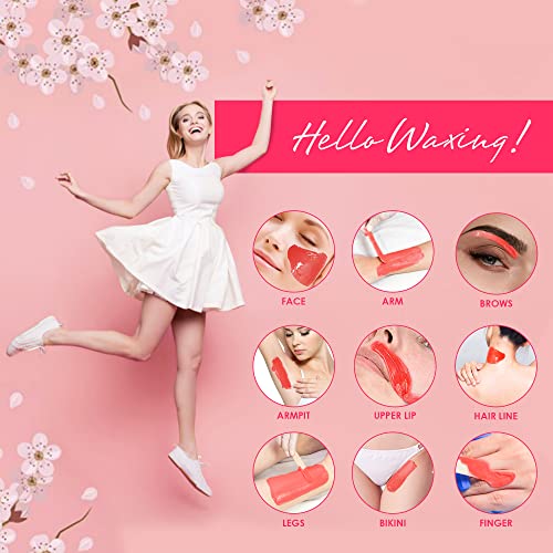 Waxing Kit with Wax Warmer and Hard Wax Beans