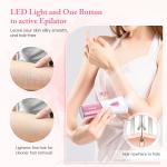 Queenmew Mini Epilator for Women with LED