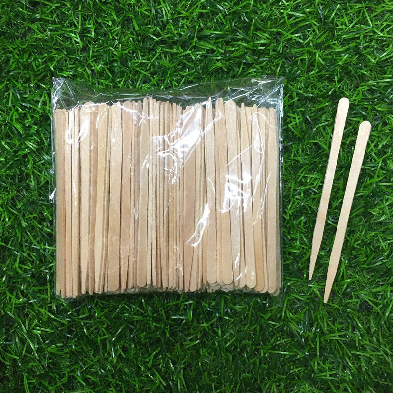 100PCS Wooden Waxing Sticks for Women