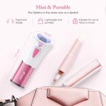 Queenmew Mini Epilator for Women with LED