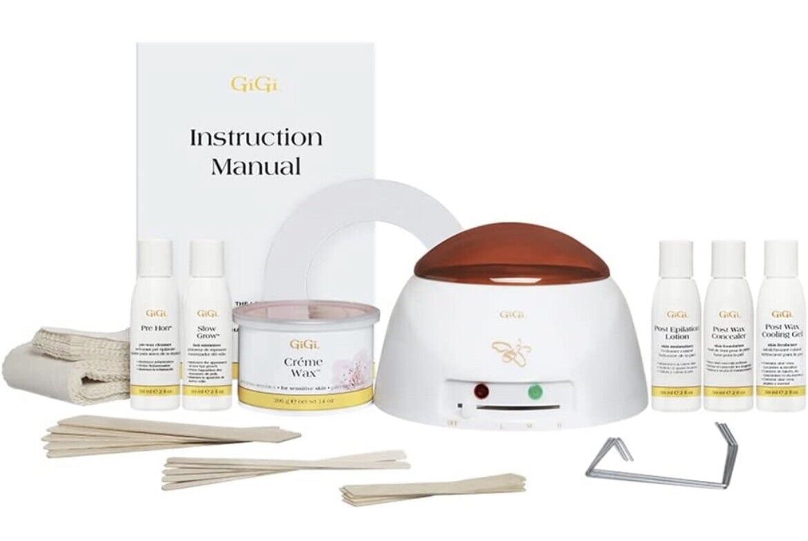 GiGi Student Waxing Kit with Warmer and Strips
