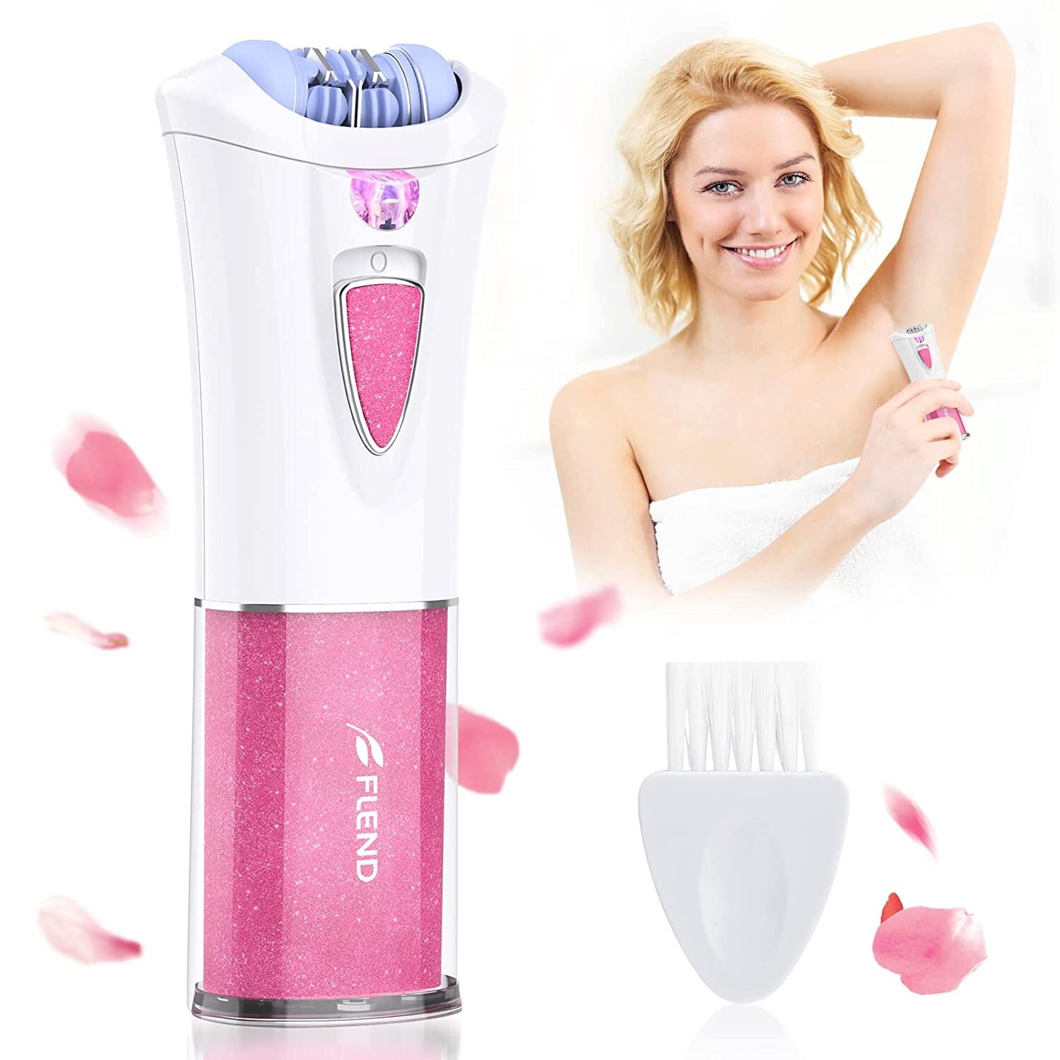 Queenmew Cordless Epilator and Facial Hair Shaver