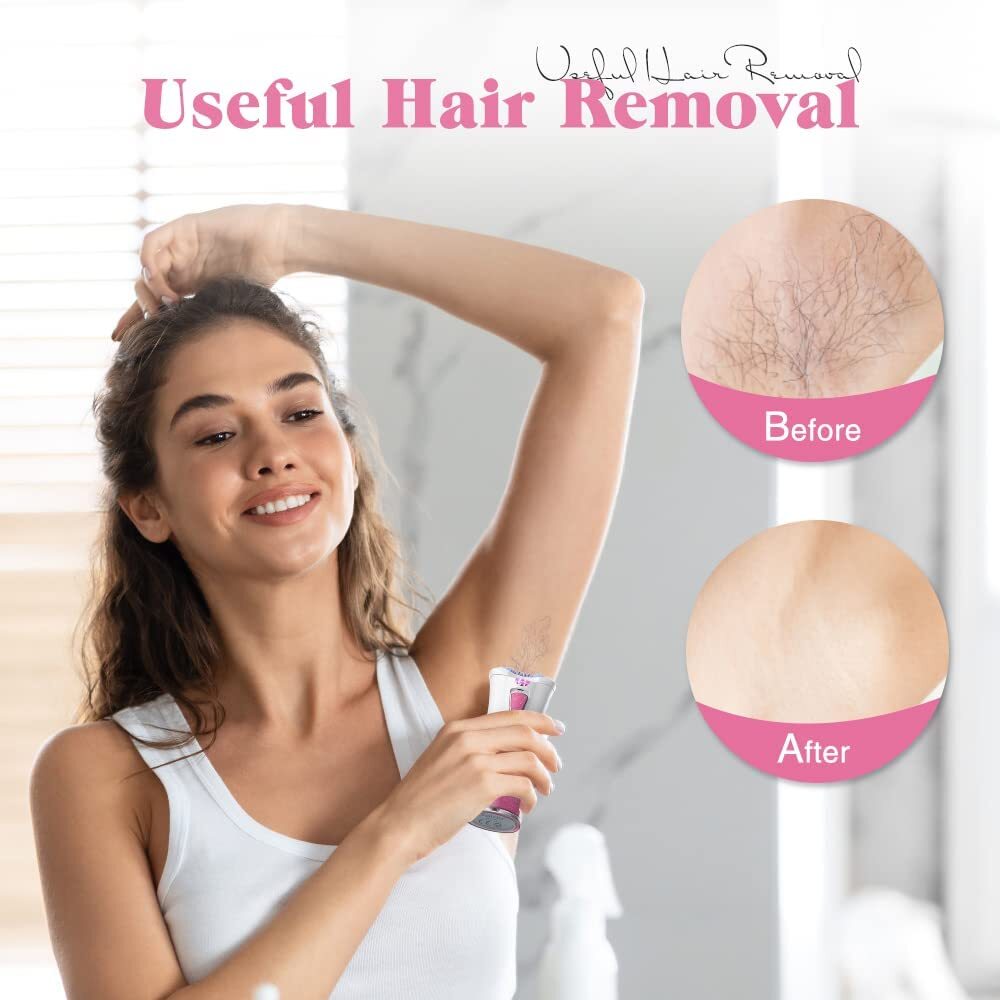 Queenmew Cordless Epilator and Facial Hair Shaver